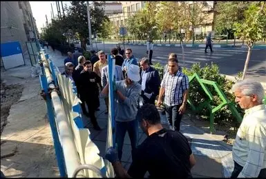 آغاز عملیات برداشتن سازههای کارگاهی اطراف تئاتر شهر تهران