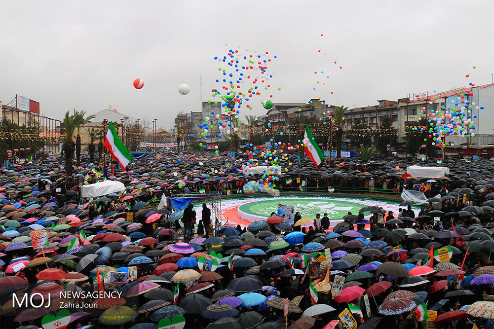 جشن چهلمین سال انقلاب در رشت