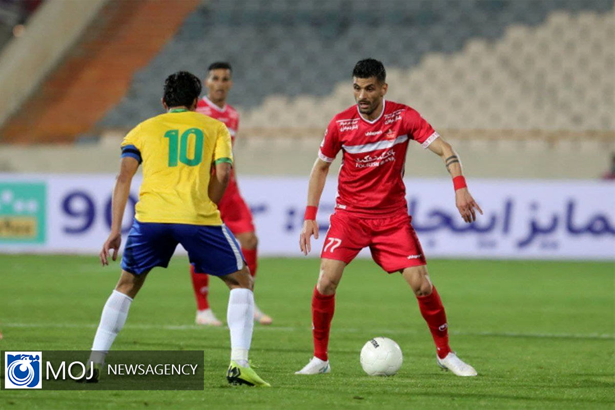 گزارش زنده فوتبال نفت مسجد سلیمان و پرسپولیس/ نفت مسجد سلیمان 1 پرسپولیس 2