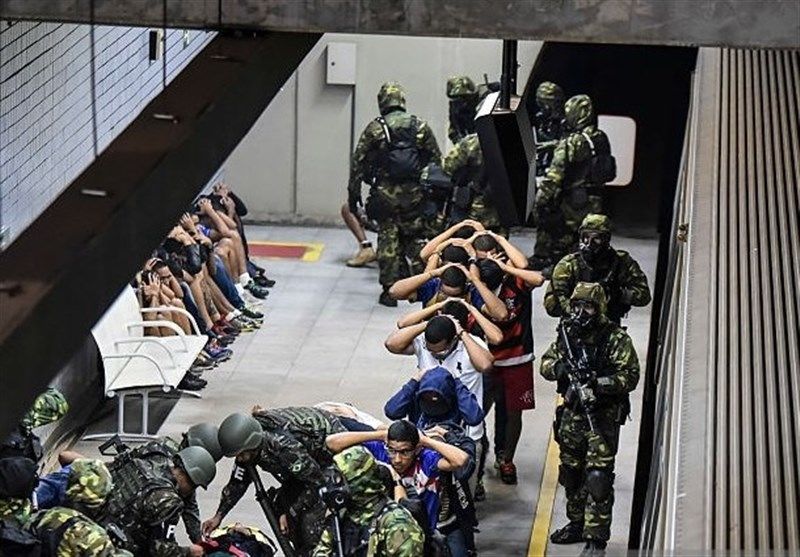 مانور مقابله با حملات تروریستی در ریودوژانیرو + تصاویر