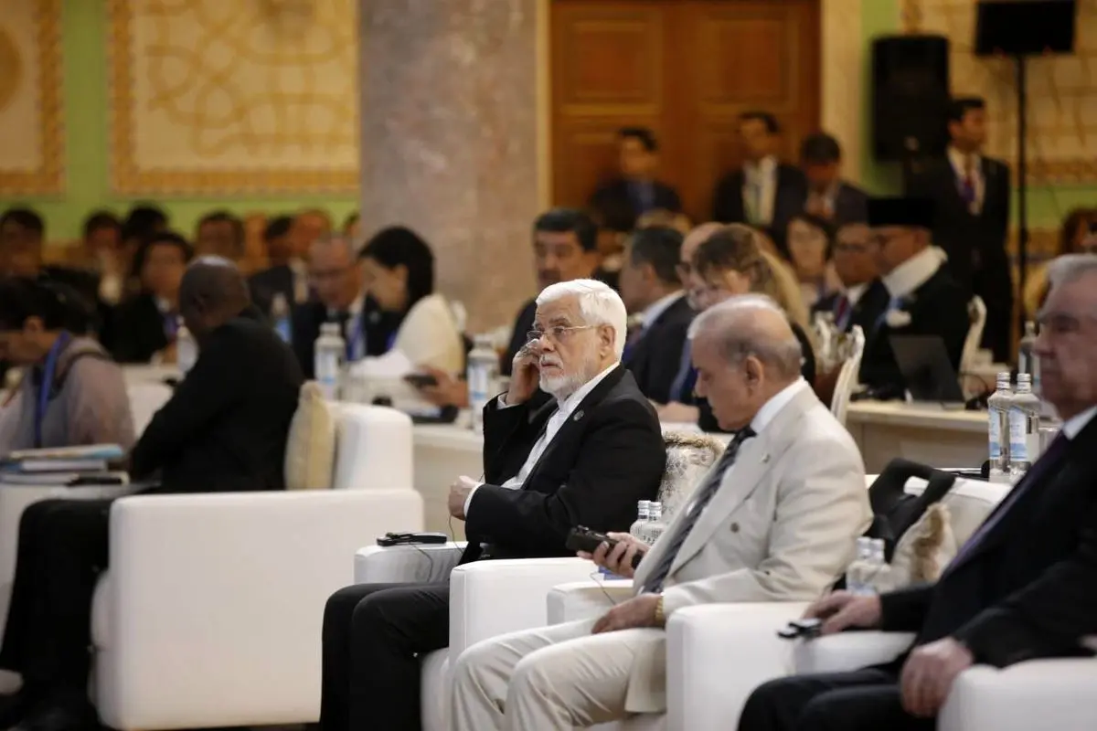 معاون اول رئیس جمهور و نخست وزیر پاکستان در حاشیه اجلاس بینالمللی حفاظت از یخچالها گفتوگو کردند