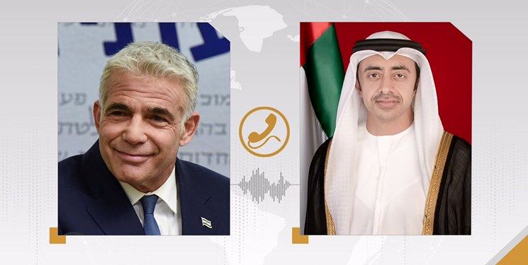 تماس تلفنی وزیر خارجه امارات با نفر دوم کابینه جدید تل‌آویو