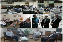 بازدید عضو هیات مدیره شرکت مخابرات از مراکز مخابراتی در اصفهان