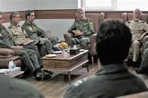 فرمانده کل ارتش از پایگاه‌ هوایی شهید لشگری بازدید کرد