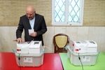 رئیس مجلس شورای اسلامی رای خود را ثبت نمود