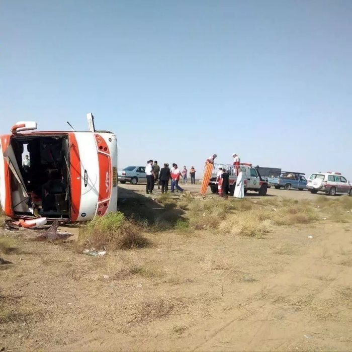 حادثه برای زائران ایرانی/تصادف اتوبوس و تریلی ۲۹ کشته و زخمی برجای گذاشت