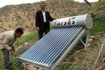 تعداد 46 آبگرمکن خورشیدی رایگان در منطقه قلایی نصب شد