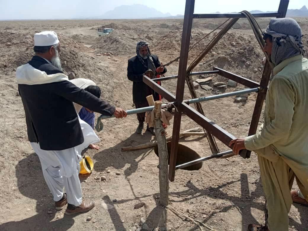 بازسازی قنات اسماعیل آباد شهرستان خاش