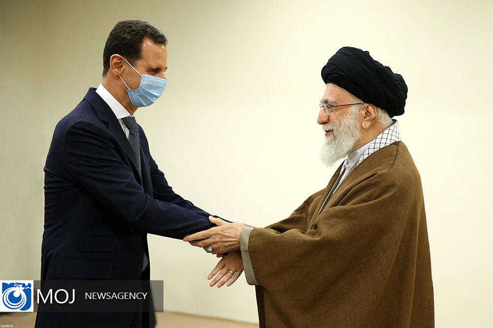 دیدار رییس‌ جمهوری سوریه با مقام معظم رهبری