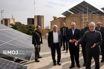 مراسم افتتاح نیروگاه خورشیدی دانشگاه تربیت مدرس