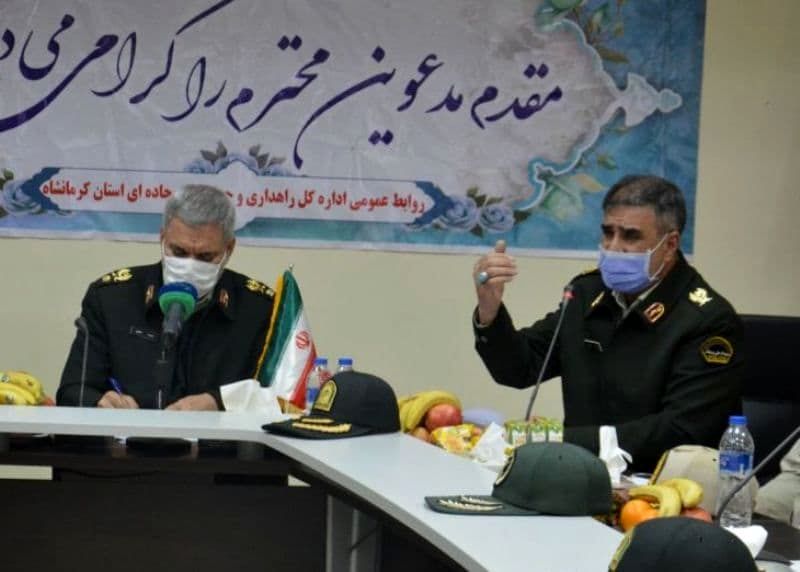 پلیس کرمانشاه امنیت تردد 500 هزار زائر اربعین از مرز خسروی را تامین می‌کند