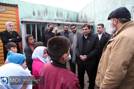 بازدید مخبر از محلات حاشیه ای تهران و جلسه با مدیران خانه های احسان
