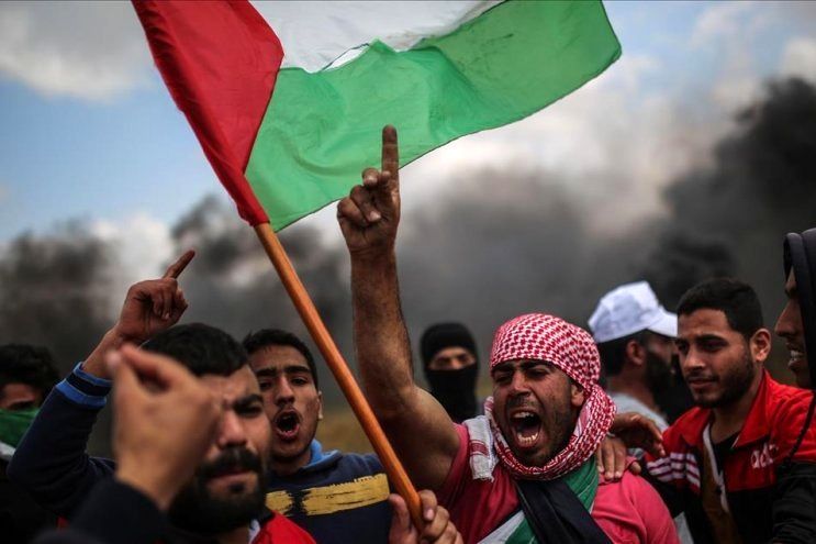 برگزاری اعتصاب سراسری در غزه در محکومیت معامله قرن