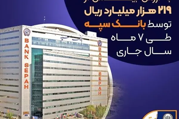 عرضه 519 رقبه ملک به ارزش بیش از 219 هزار میلیارد ریال توسط بانک سپه در سال جاری
