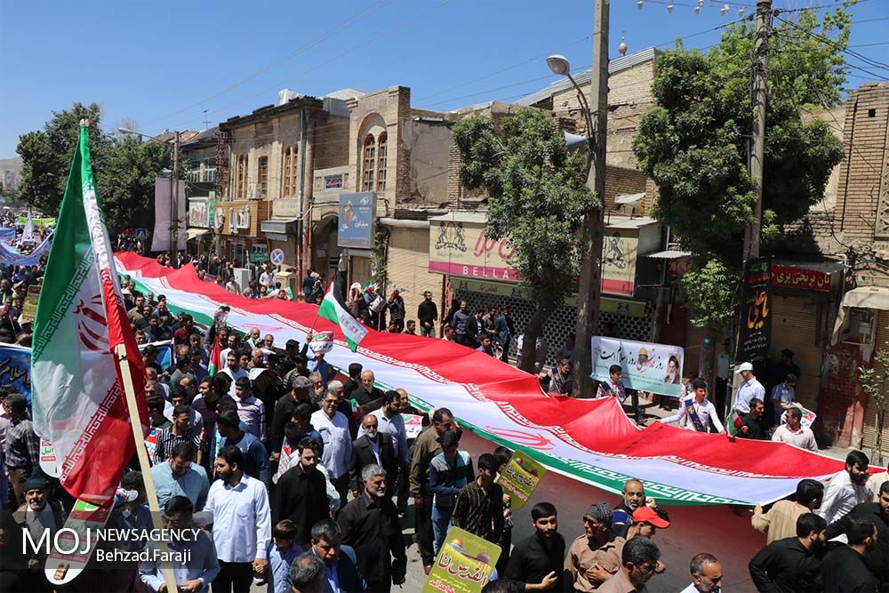 راهپیمایی روز جهانی قدس ۱۳۹۷ در کرمانشاه