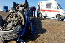 حادثه رانندگی در محور نیشابور، دو کشته و مجروح برجای گذاشت
