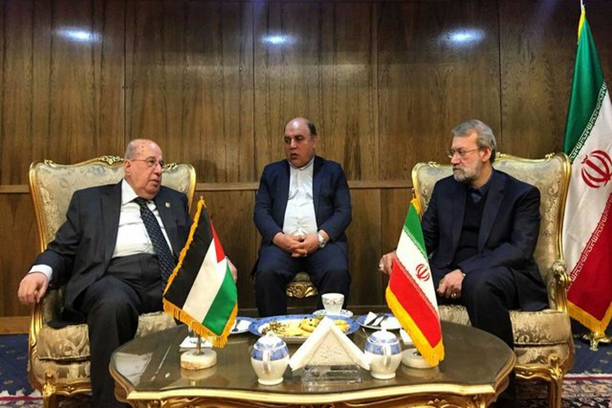 دیدارهای لاریجانی در حاشیه کنفرانس حمایت از انتفاضه فلسطین