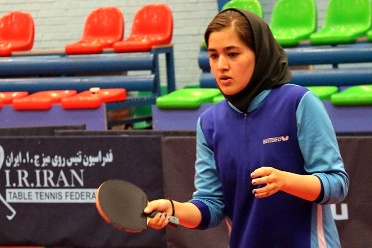 دختر پینگ‌پنگ‌باز ایرانی در مسابقات قهرمانی آسیا تاریخ سازی کرد