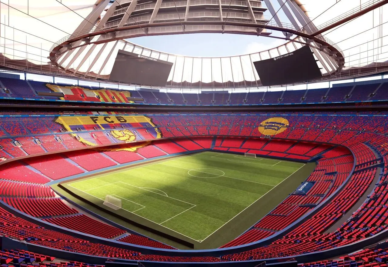 رونمایی از نیوکمپ جدید با حضور ۲۳ هزار هوادار در تمرین بارسلونا