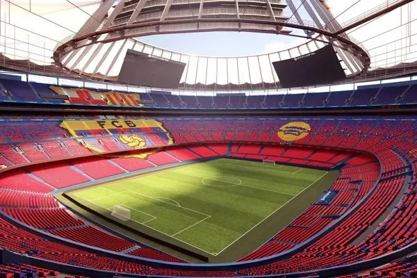 رونمایی از نیوکمپ جدید با حضور ۲۳ هزار هوادار در تمرین بارسلونا