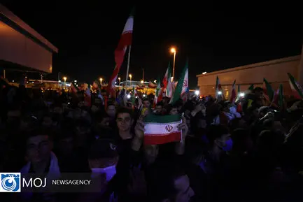 بازگشت تیم ملی فوتبال از مسابقات جام جهانی ٢٠٢٢ قطر
