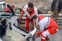 فوت کودک ۲ ماهه در حادثه واژگونی خودرو در جاده خمین - اراک