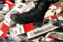 کشف سیگار قاچاق در مرزهای آبی بندرعباس