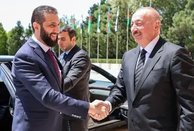 علی‌اف و جولانی برای صادرت گاز به سوریه توافق کردند
