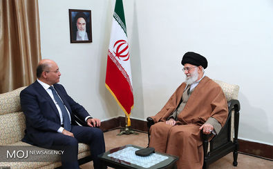 دیدار رییس جمهوری عراق با مقام معظم رهبری