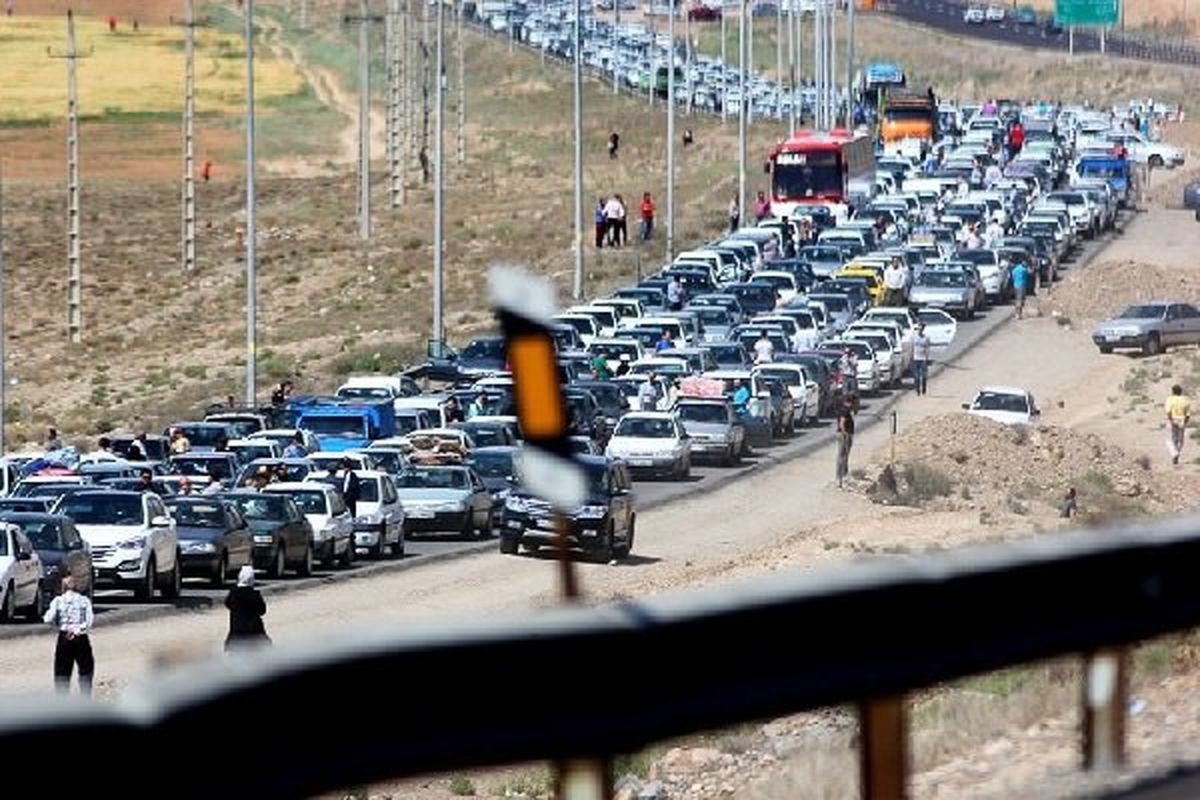 آخرین وضعیت ترافیک جاده ها/ ترافیک سنگین در مسیر بازگشت از مرزهای مهران، چذابه و شلمچه