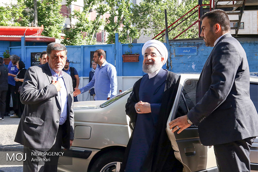 ﻿شرکت حسن روحانی در انتخابات