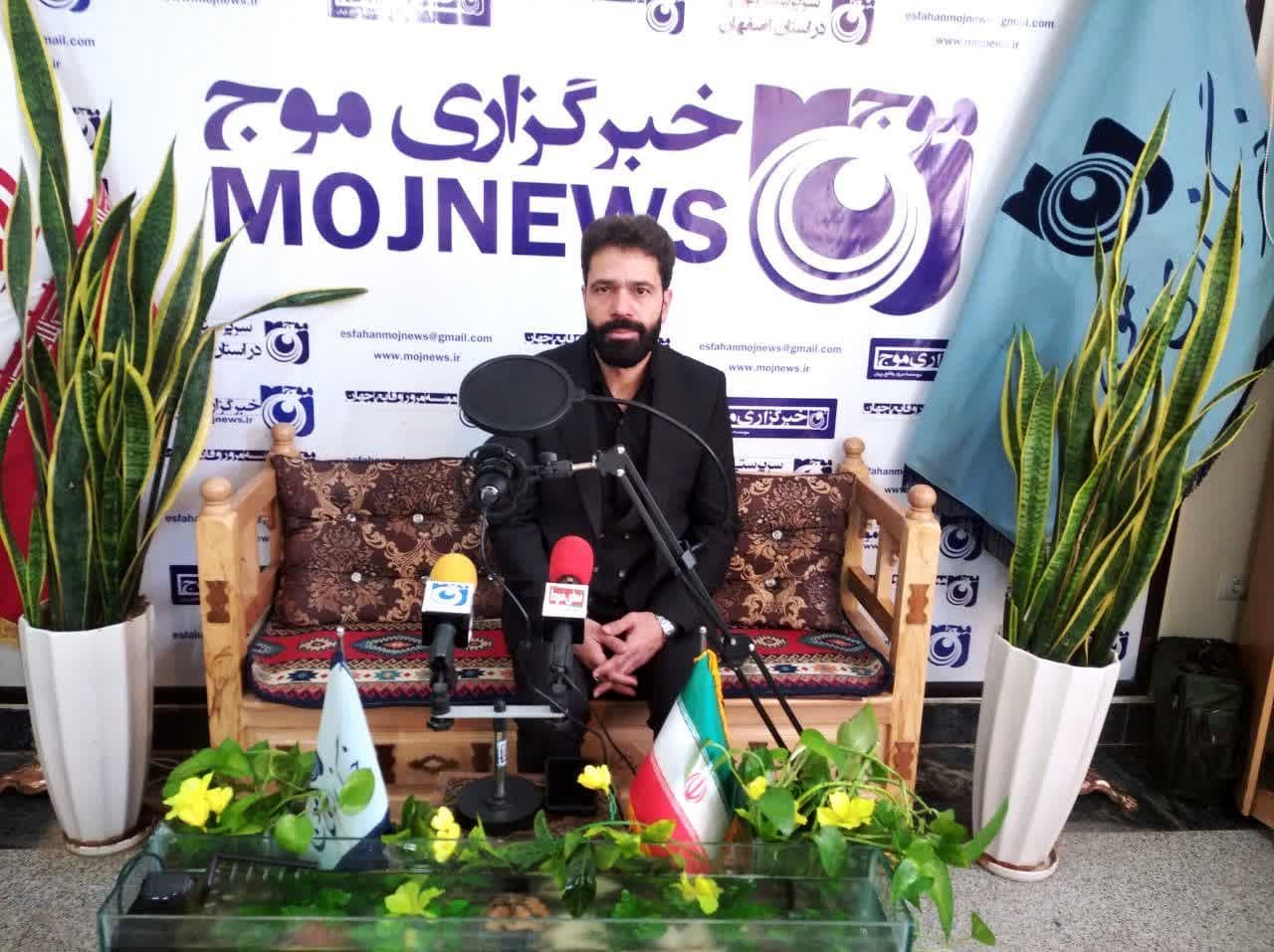 بازدید رئیس شورای شهر مبارکه از دفتر خبرگزاری موج اصفهان