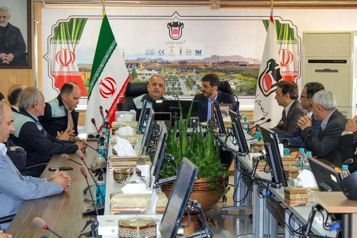 نشست تعاملی مدیران عامل ذوبآهن اصفهان و فولاد مبارکه