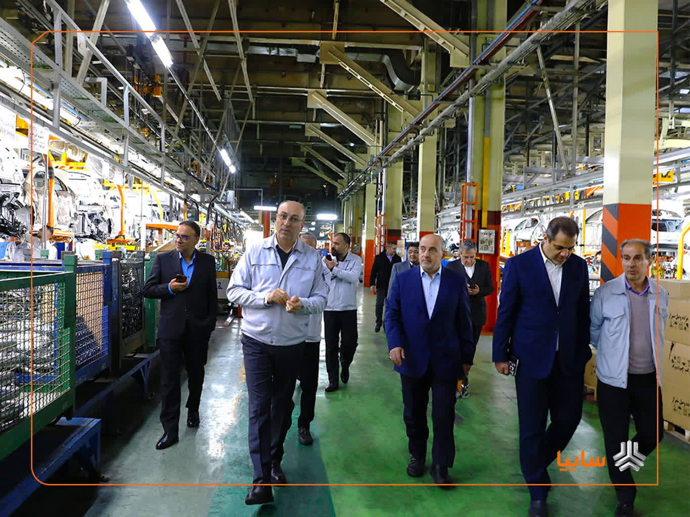 بازدید مدیرعامل و اعضای هیأت‌مدیره بانک پارسیان از شرکت سایپا