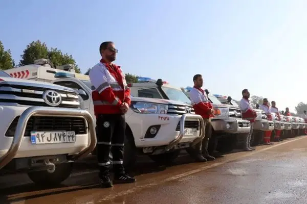 امدادرسانی هلال‌احمر در ۳۳۳ حادثه طی سه روز گذشته