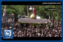 تشییع سردار سیدمهدی موسوی در شهرری + فیلم