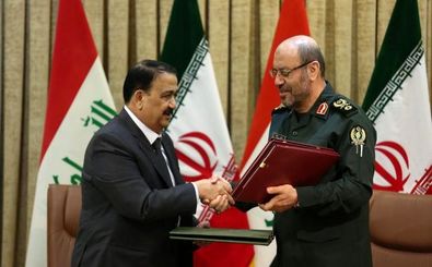 امضای یادداشت تفاهم همکاری‌های دفاعی-نظامی میان ایران و عراق