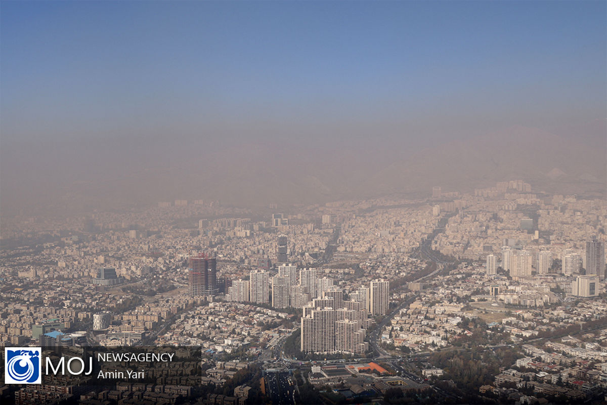 کیفیت هوای تهران ۲۴ مهر ۹۹/ شاخص کیفیت هوا به ۹۹ رسید