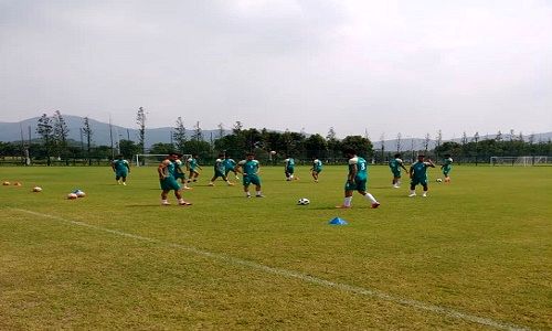 اولین تمرین تیم ملی فوتبال امید در چین برگزار شد