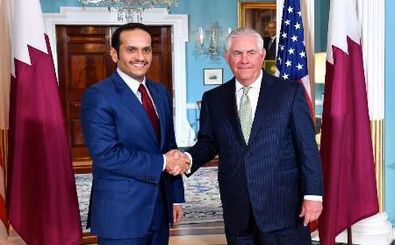 وزیر خارجه قطر: دیدار با تیلرسون مثبت بود