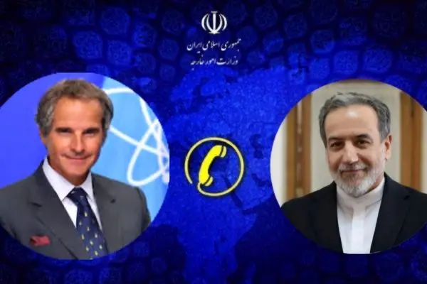عراقچی و گروسی به صورت تلفنی گفت و گو کردند