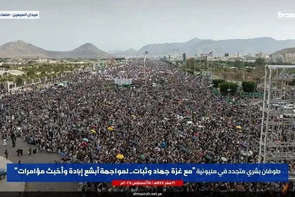 میلیون‌ها یمنی‌ برای تقویت جبهه مقاومت راهپیمایی کردند