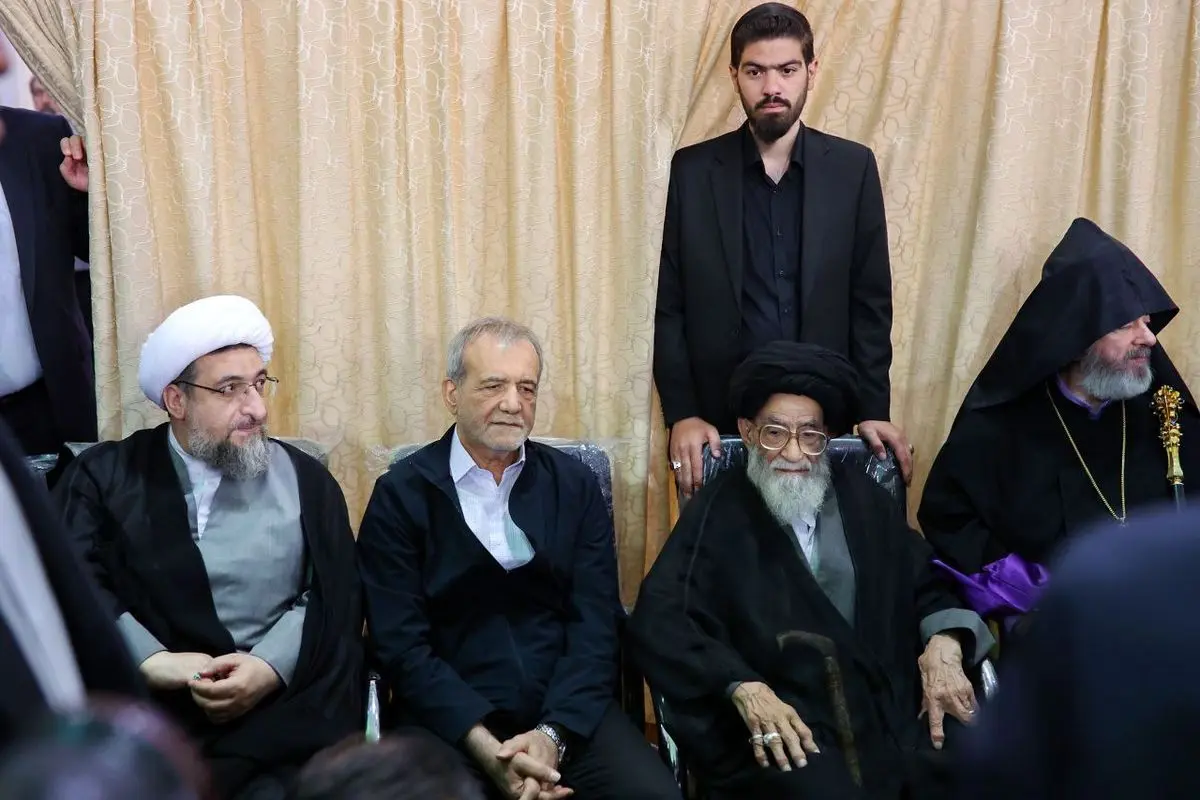 حضور رئیس جمهور در مراسم سالگرد شهدای خدمت در تبریز + فیلم