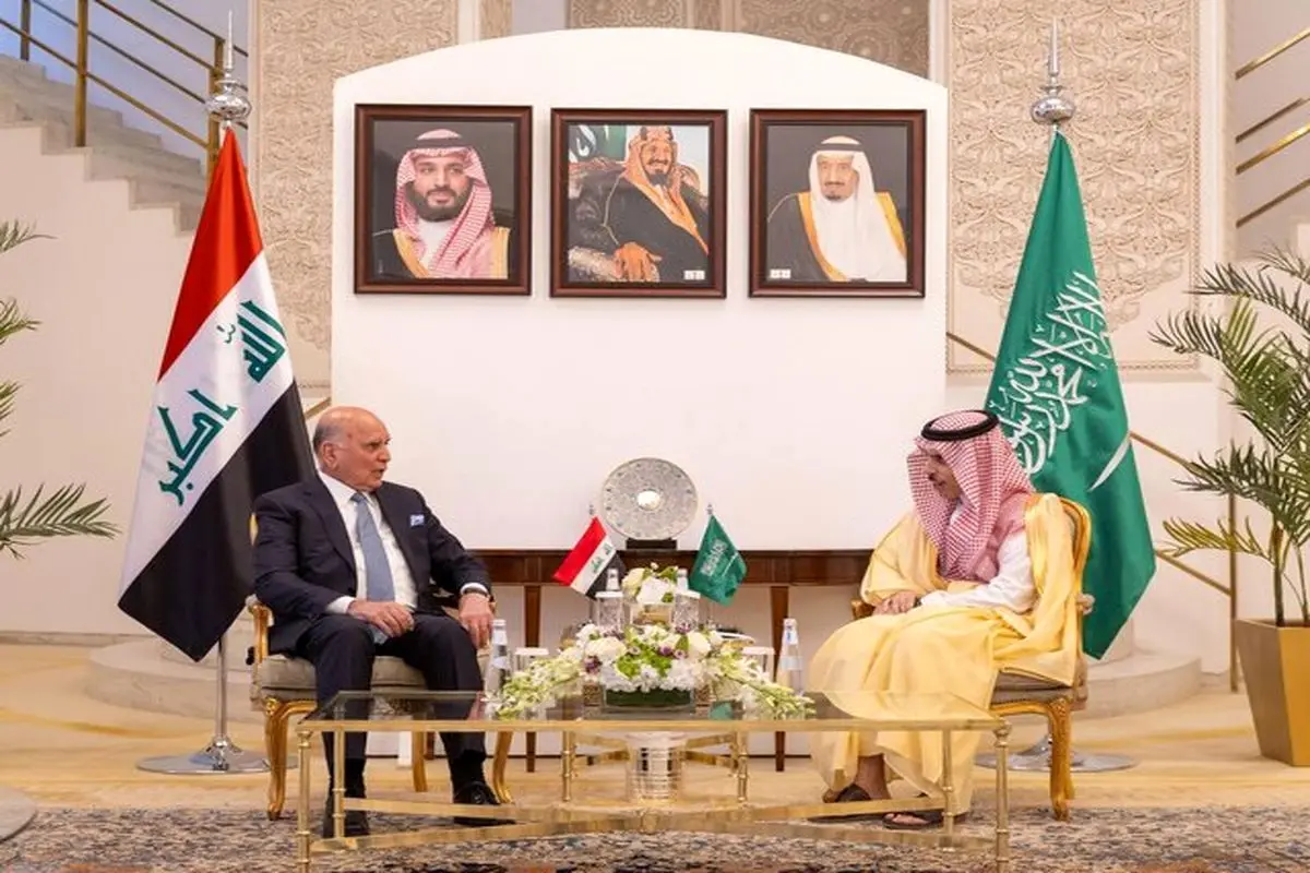فؤاد حسین و فیصل بن فرحان درباره مذاکرات ایران و آمریکا رایزنی کردند
