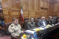 اعضای کمیسیون امنیت ملی مجلس با فرمانده کل ارتش دیدار کردند