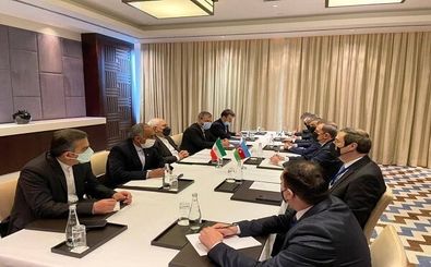دیدار و گفتگو ظریف با همتای آذربایجانی خود