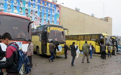 جابجایی کاروان های راهیان نور دانش آموزی با 90 دستگاه اتوبوس در اردبیل