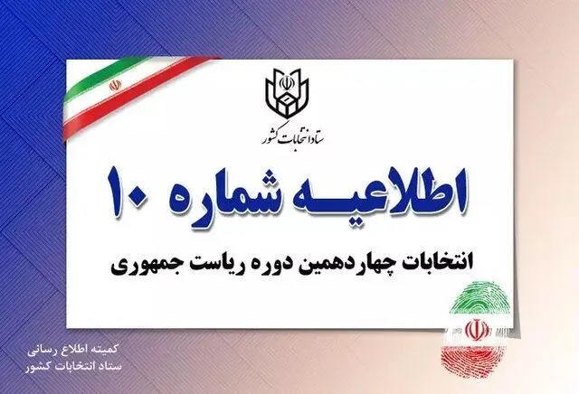 آثار تبلیغاتی متعلق به نامزدهای انتخاباتی در محل شعب امحاء شود