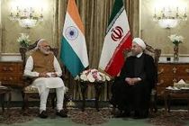 دیدار روحانی با نخست وزیر هند