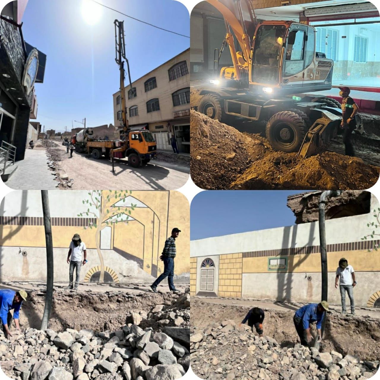 اجرای پروژه بهسازی خیابان باب الحوائج(ع) با شیوه‌ای متفاوت